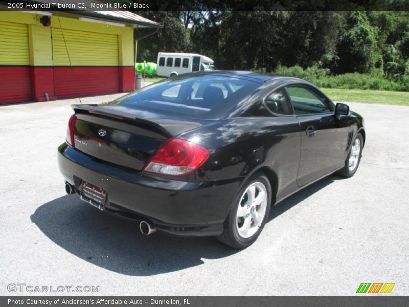Moonlit Blue / Black 2005 Hyundai Tiburon GS