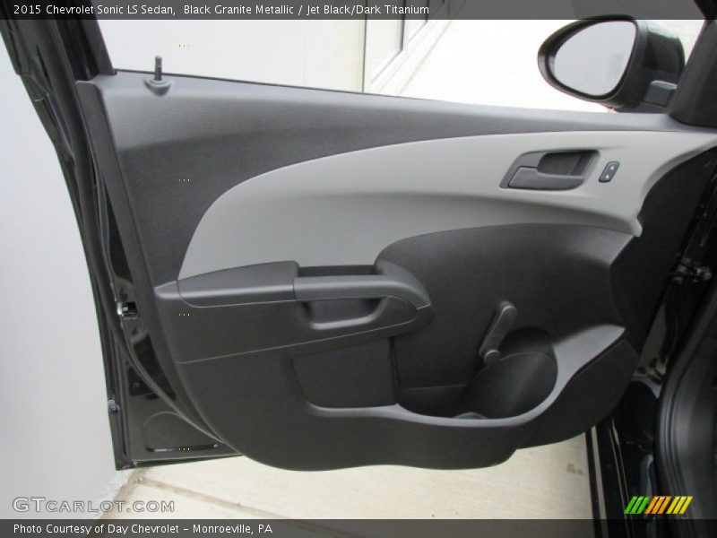 Black Granite Metallic / Jet Black/Dark Titanium 2015 Chevrolet Sonic LS Sedan