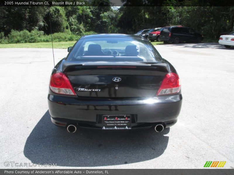 Moonlit Blue / Black 2005 Hyundai Tiburon GS