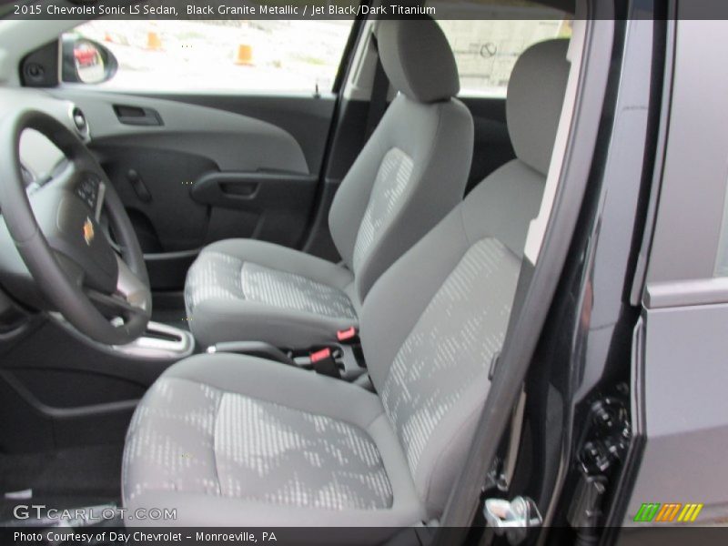 Black Granite Metallic / Jet Black/Dark Titanium 2015 Chevrolet Sonic LS Sedan