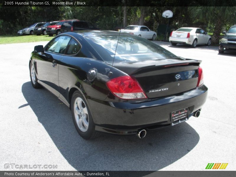 Moonlit Blue / Black 2005 Hyundai Tiburon GS