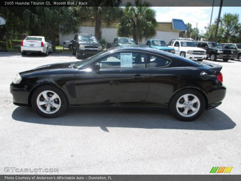 Moonlit Blue / Black 2005 Hyundai Tiburon GS