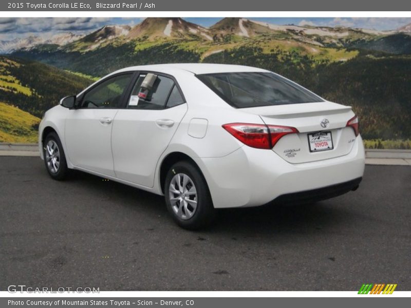 Blizzard Pearl / Ash 2015 Toyota Corolla LE Eco
