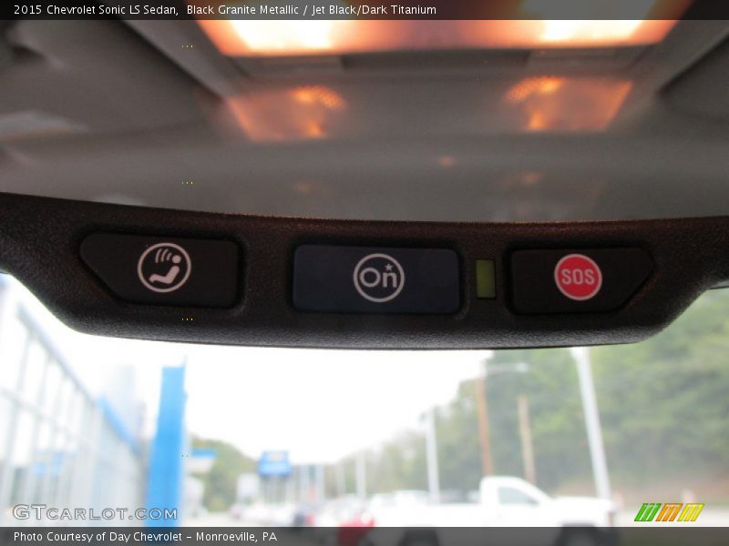 Black Granite Metallic / Jet Black/Dark Titanium 2015 Chevrolet Sonic LS Sedan