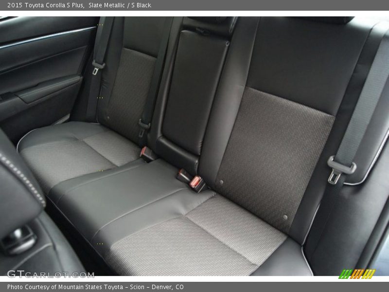 Rear Seat of 2015 Corolla S Plus
