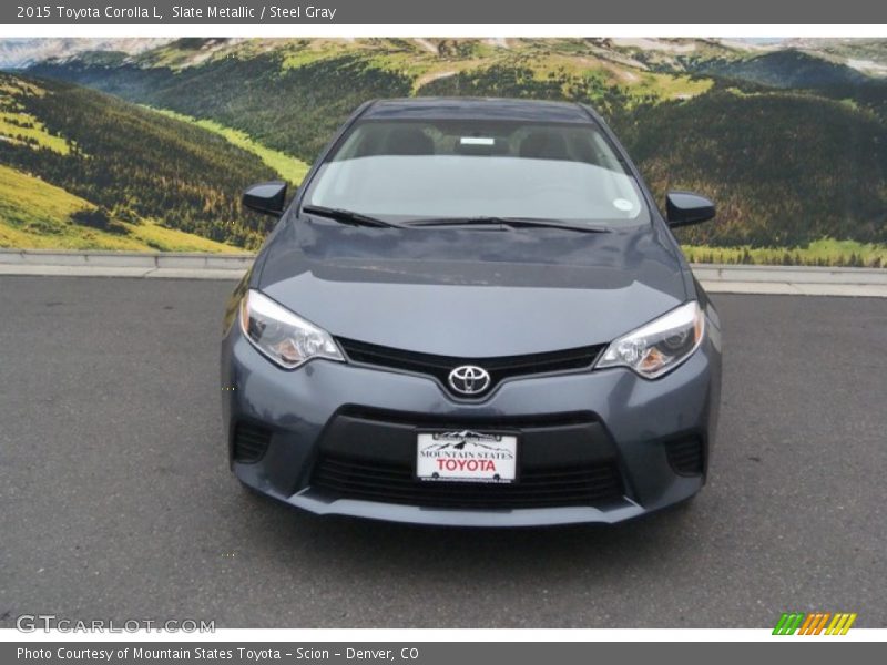 Slate Metallic / Steel Gray 2015 Toyota Corolla L