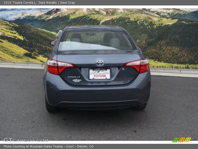 Slate Metallic / Steel Gray 2015 Toyota Corolla L