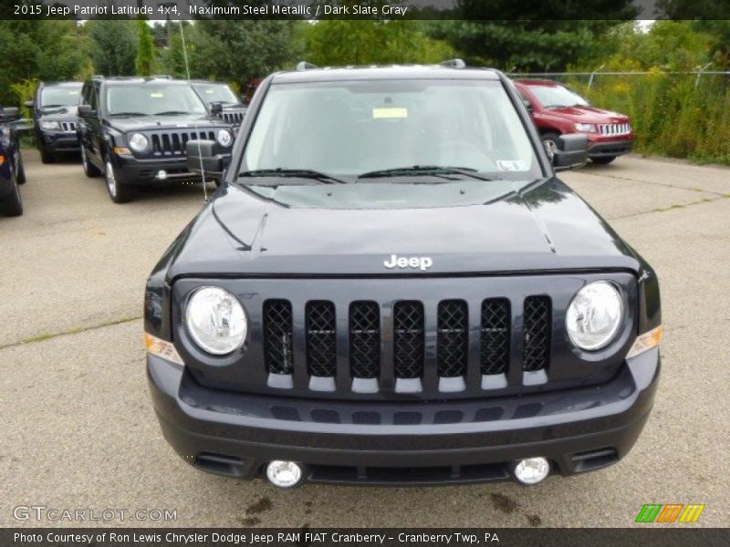 Maximum Steel Metallic / Dark Slate Gray 2015 Jeep Patriot Latitude 4x4