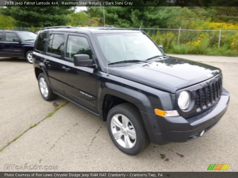 Maximum Steel Metallic / Dark Slate Gray 2015 Jeep Patriot Latitude 4x4