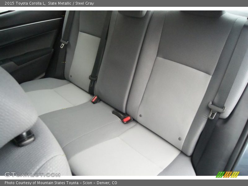 Rear Seat of 2015 Corolla L