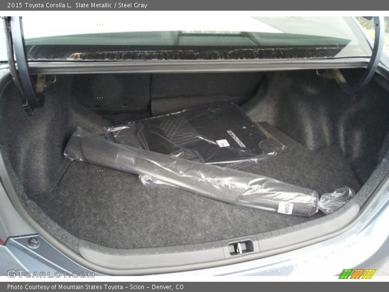  2015 Corolla L Trunk