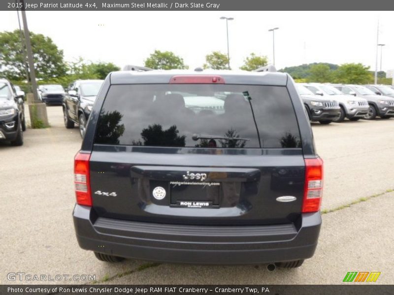 Maximum Steel Metallic / Dark Slate Gray 2015 Jeep Patriot Latitude 4x4
