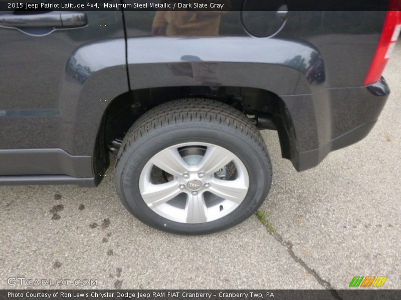 Maximum Steel Metallic / Dark Slate Gray 2015 Jeep Patriot Latitude 4x4