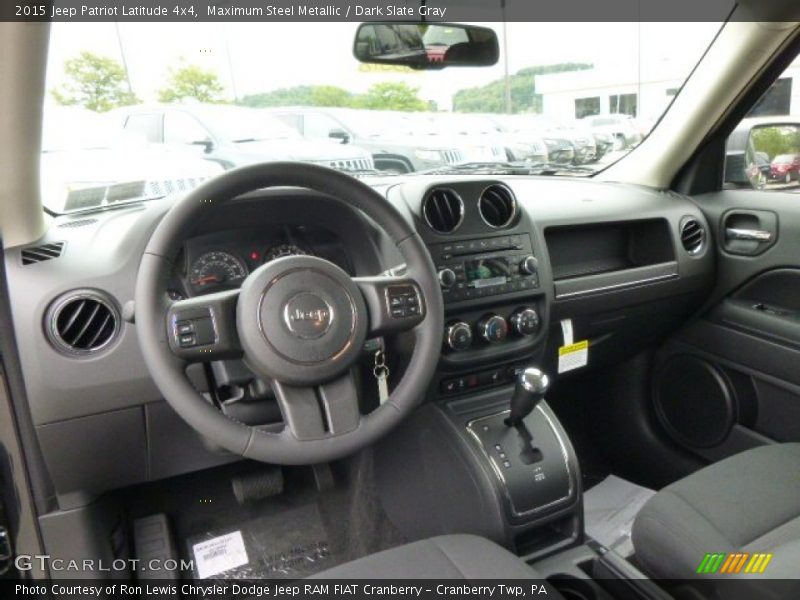 Maximum Steel Metallic / Dark Slate Gray 2015 Jeep Patriot Latitude 4x4