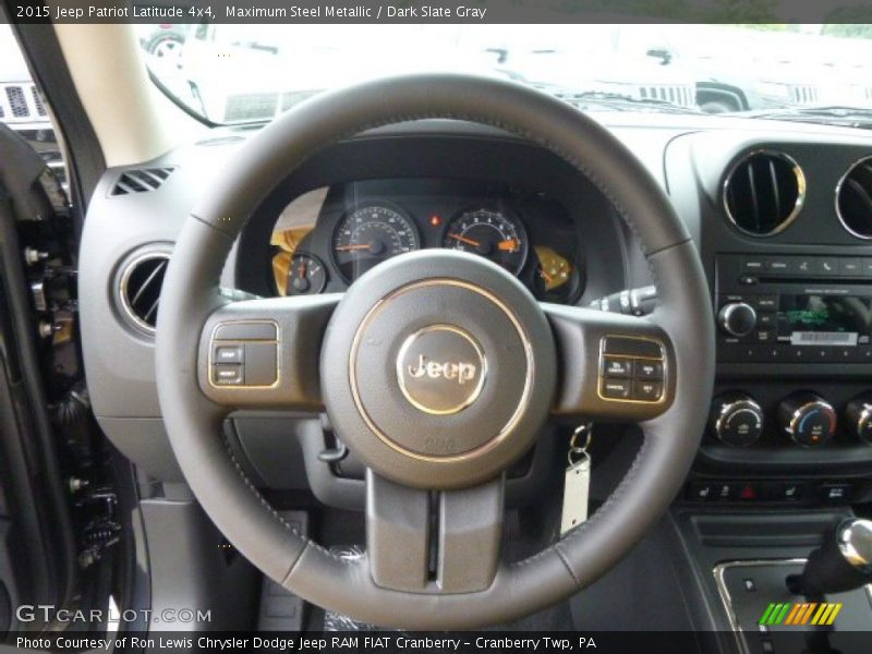 Maximum Steel Metallic / Dark Slate Gray 2015 Jeep Patriot Latitude 4x4