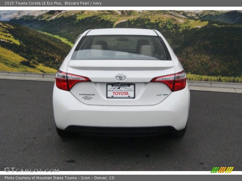 Blizzard Pearl / Ivory 2015 Toyota Corolla LE Eco Plus