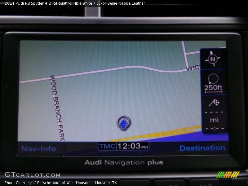 Ibis White / Luxor Beige Nappa Leather 2011 Audi R8 Spyder 4.2 FSI quattro