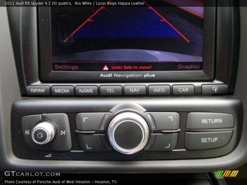 Ibis White / Luxor Beige Nappa Leather 2011 Audi R8 Spyder 4.2 FSI quattro