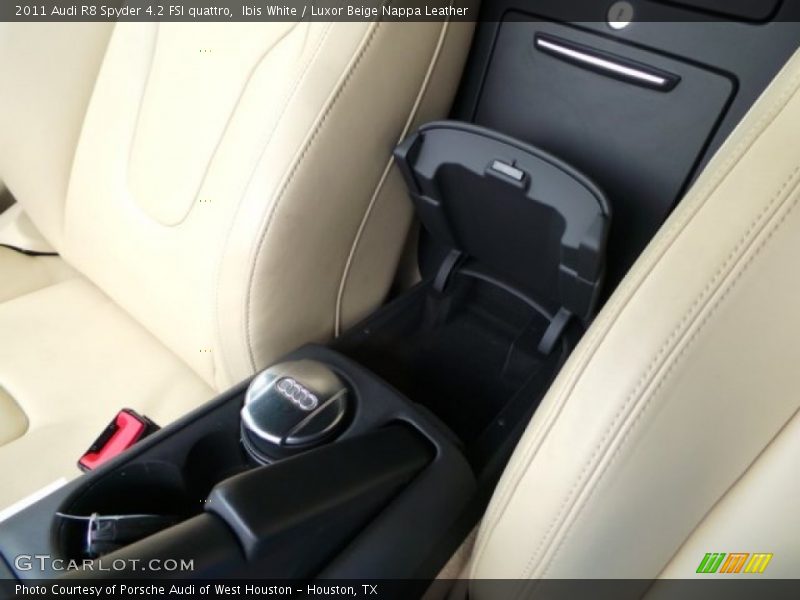 Ibis White / Luxor Beige Nappa Leather 2011 Audi R8 Spyder 4.2 FSI quattro