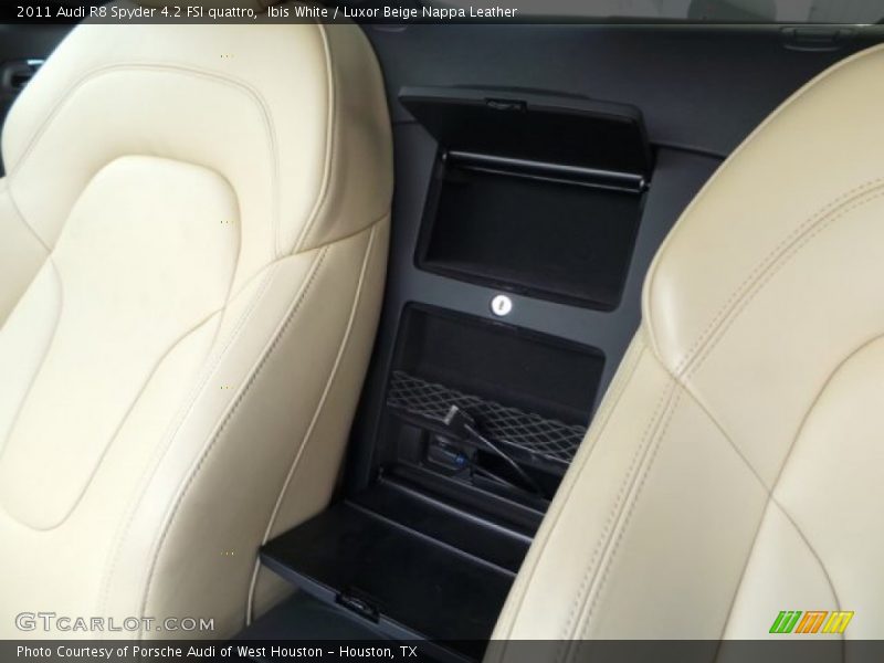 Ibis White / Luxor Beige Nappa Leather 2011 Audi R8 Spyder 4.2 FSI quattro