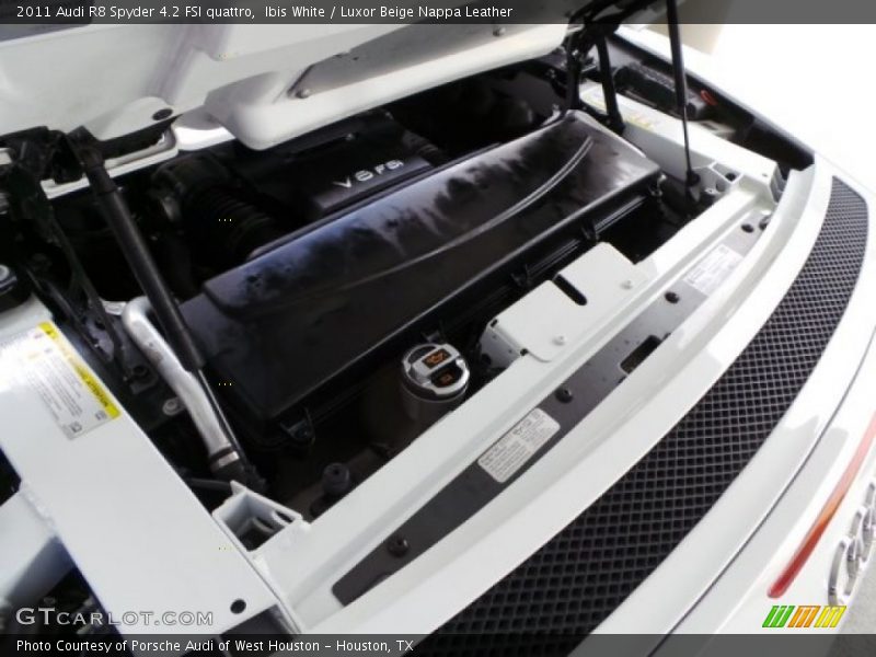  2011 R8 Spyder 4.2 FSI quattro Engine - 4.2 Liter FSI DOHC 32-Valve VVT V8