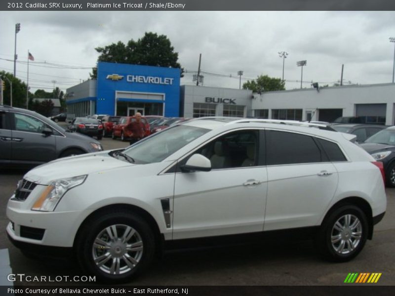 Platinum Ice Tricoat / Shale/Ebony 2012 Cadillac SRX Luxury
