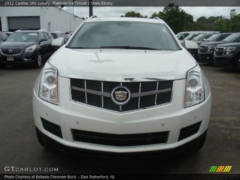 Platinum Ice Tricoat / Shale/Ebony 2012 Cadillac SRX Luxury