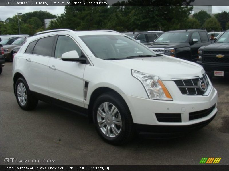 Platinum Ice Tricoat / Shale/Ebony 2012 Cadillac SRX Luxury