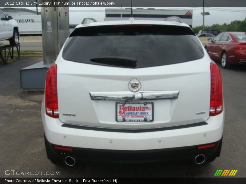 Platinum Ice Tricoat / Shale/Ebony 2012 Cadillac SRX Luxury
