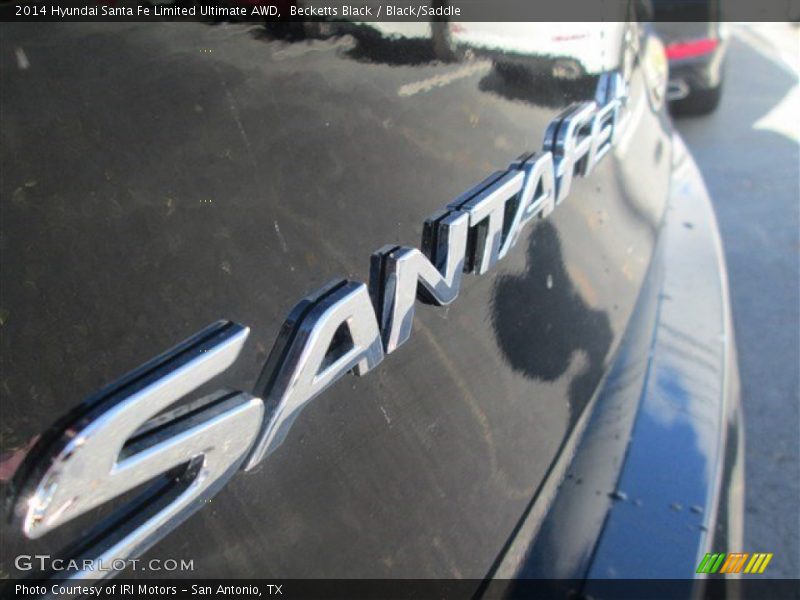 Becketts Black / Black/Saddle 2014 Hyundai Santa Fe Limited Ultimate AWD