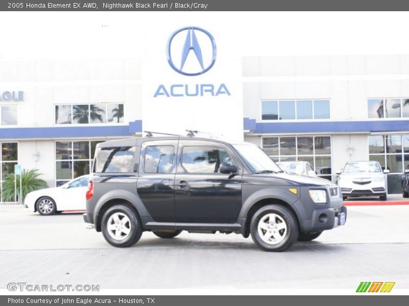 Nighthawk Black Pearl / Black/Gray 2005 Honda Element EX AWD