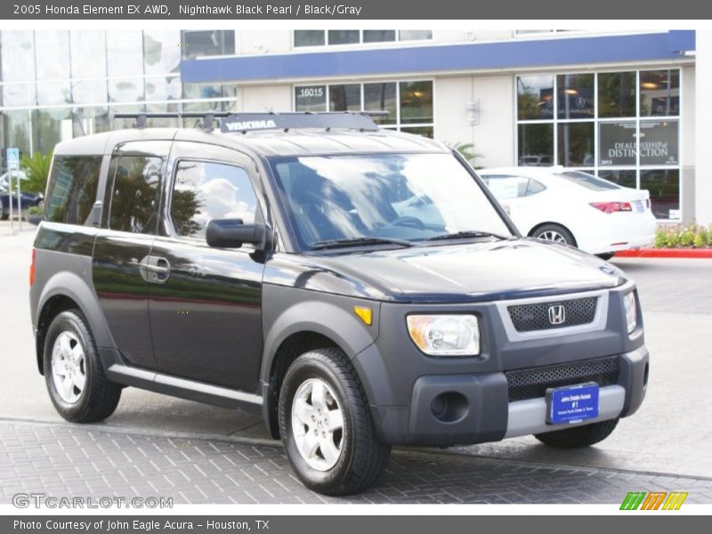 Nighthawk Black Pearl / Black/Gray 2005 Honda Element EX AWD