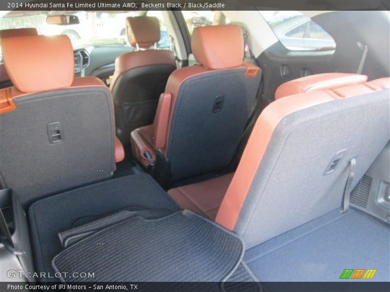  2014 Santa Fe Limited Ultimate AWD Black/Saddle Interior
