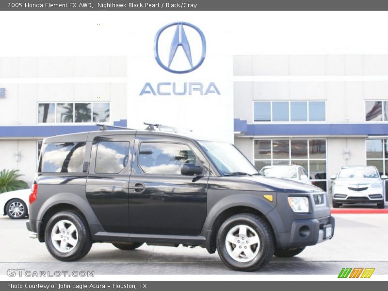 Nighthawk Black Pearl / Black/Gray 2005 Honda Element EX AWD
