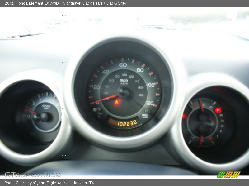 Nighthawk Black Pearl / Black/Gray 2005 Honda Element EX AWD