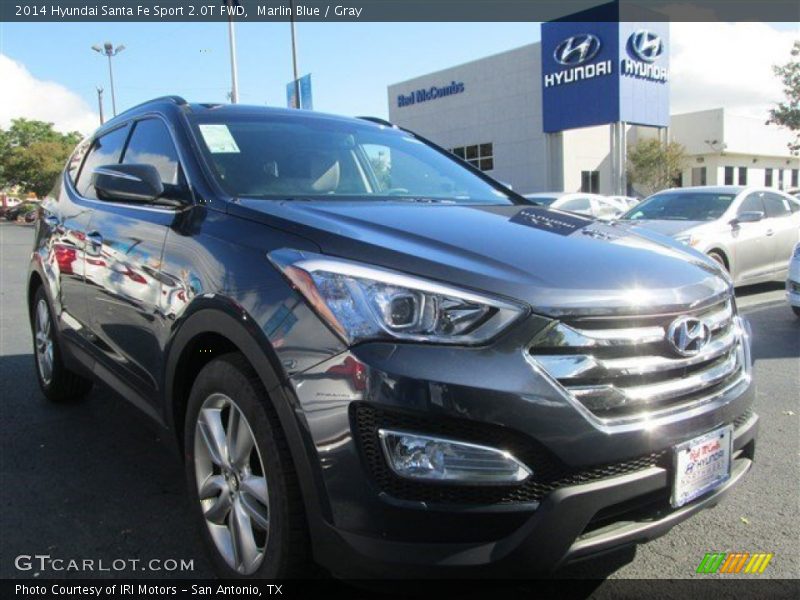 Marlin Blue / Gray 2014 Hyundai Santa Fe Sport 2.0T FWD