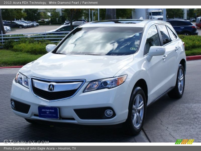 White Diamond Pearl / Parchment 2013 Acura RDX Technology