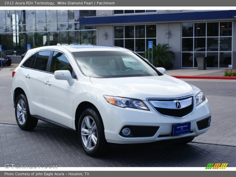 White Diamond Pearl / Parchment 2013 Acura RDX Technology