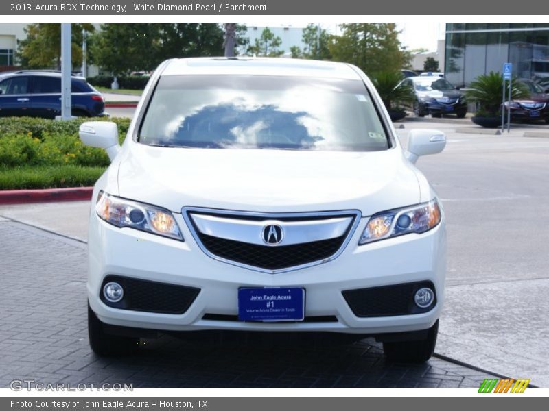 White Diamond Pearl / Parchment 2013 Acura RDX Technology