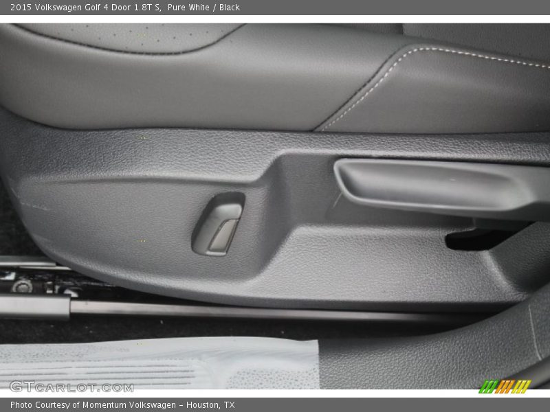 Pure White / Black 2015 Volkswagen Golf 4 Door 1.8T S