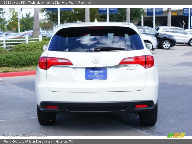White Diamond Pearl / Parchment 2013 Acura RDX Technology