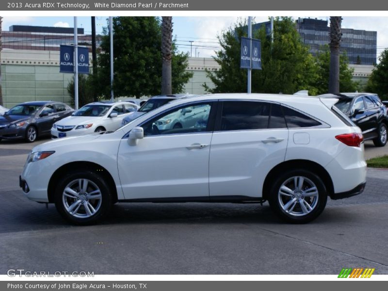 White Diamond Pearl / Parchment 2013 Acura RDX Technology