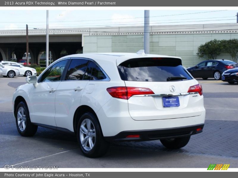 White Diamond Pearl / Parchment 2013 Acura RDX Technology