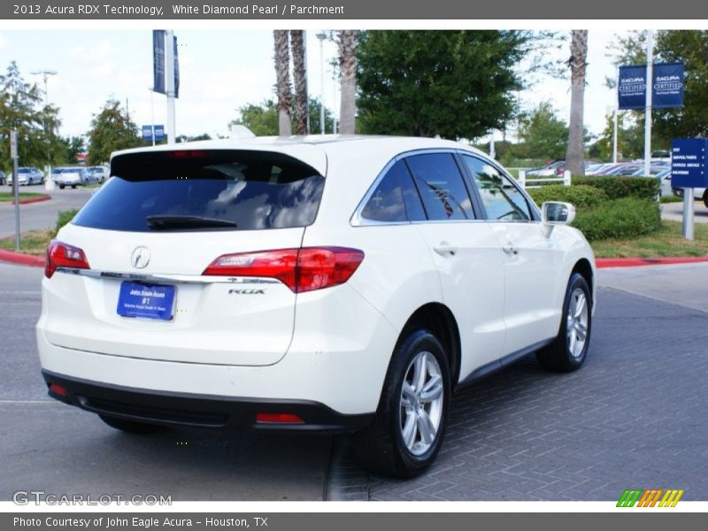 White Diamond Pearl / Parchment 2013 Acura RDX Technology