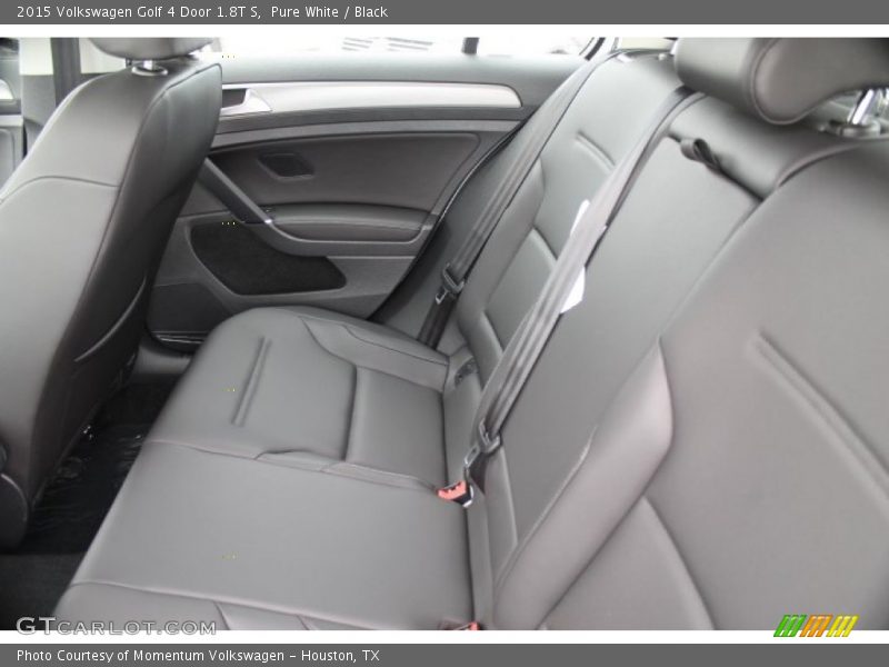 Pure White / Black 2015 Volkswagen Golf 4 Door 1.8T S