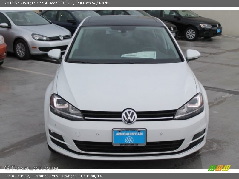 Pure White / Black 2015 Volkswagen Golf 4 Door 1.8T SEL