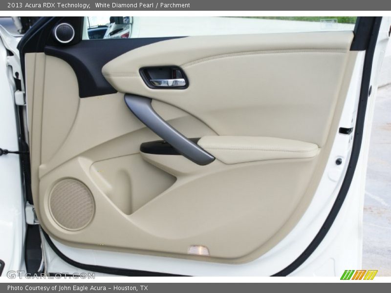 White Diamond Pearl / Parchment 2013 Acura RDX Technology