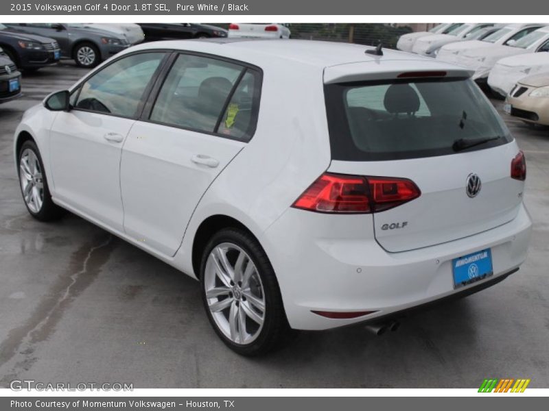 Pure White / Black 2015 Volkswagen Golf 4 Door 1.8T SEL
