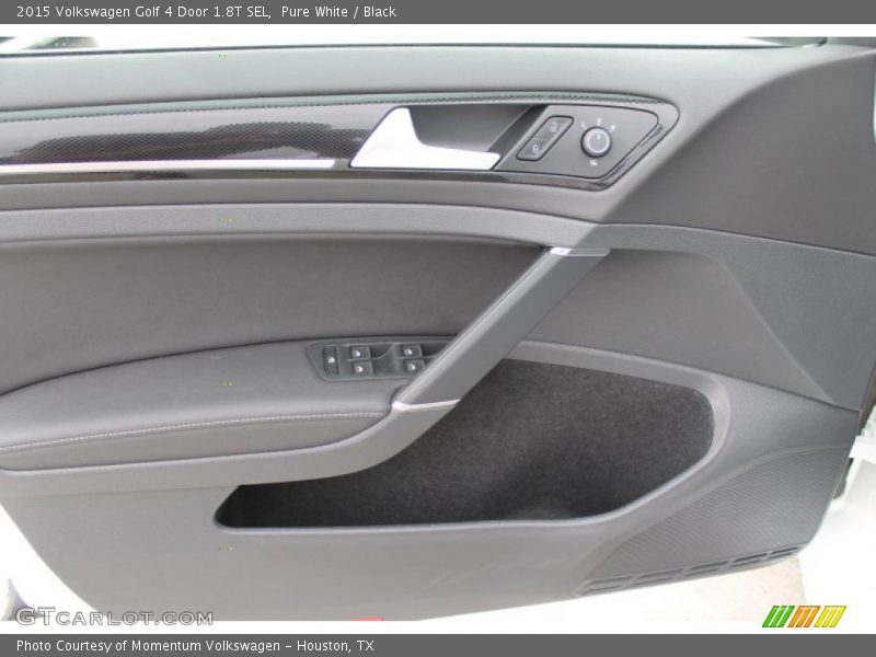 Pure White / Black 2015 Volkswagen Golf 4 Door 1.8T SEL