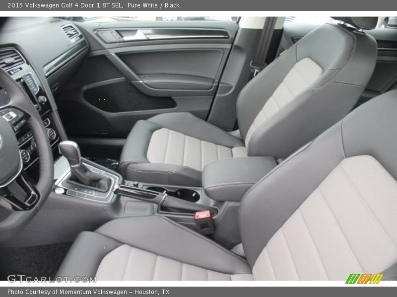 Pure White / Black 2015 Volkswagen Golf 4 Door 1.8T SEL